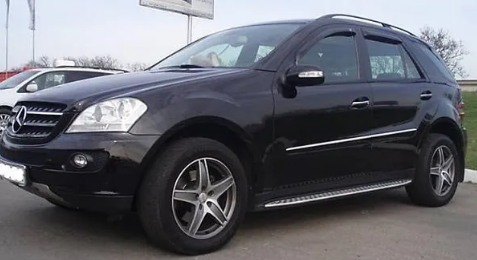 Дефлекторы окон (ветровики) Mercedes Benz ML W164 2005-2011 SIM