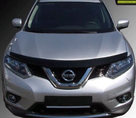 Дефлектор капота (мухобойка) Nissan X-Trail T32 2015- (Ниссан ИксТрейл) SIM